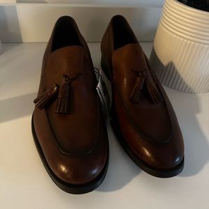 Mens Zara Leather Brown Loafers US 11 EU 44